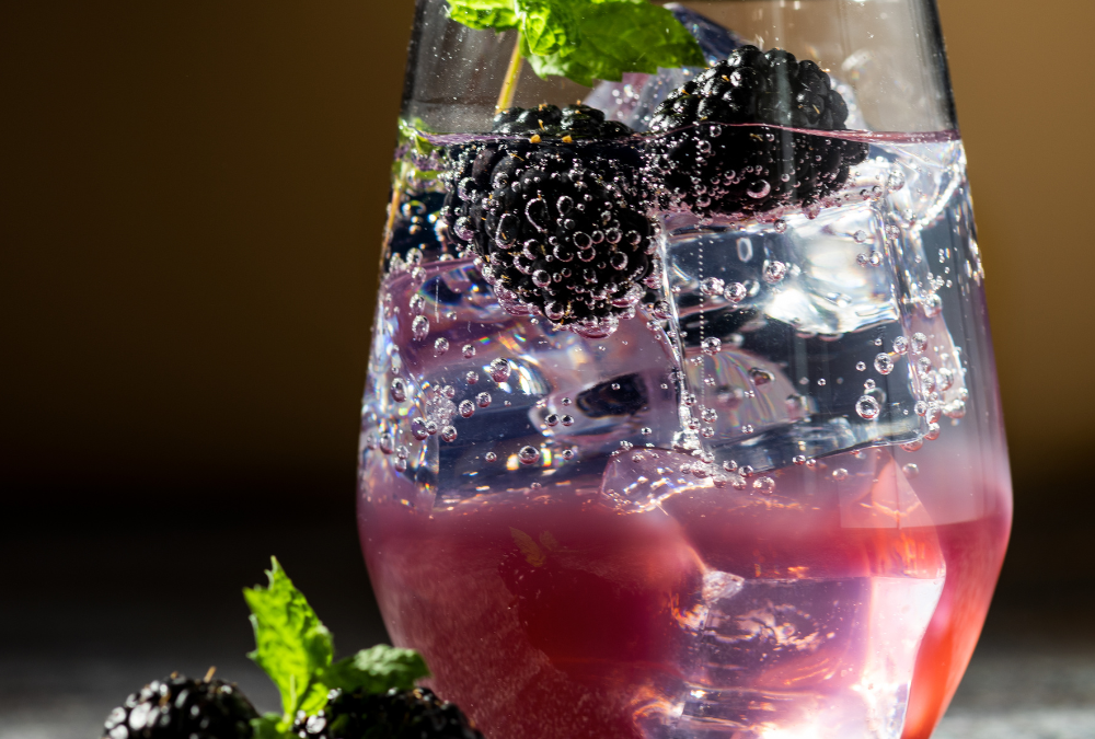 Blu’s Bubbling Basil Berry Bliss